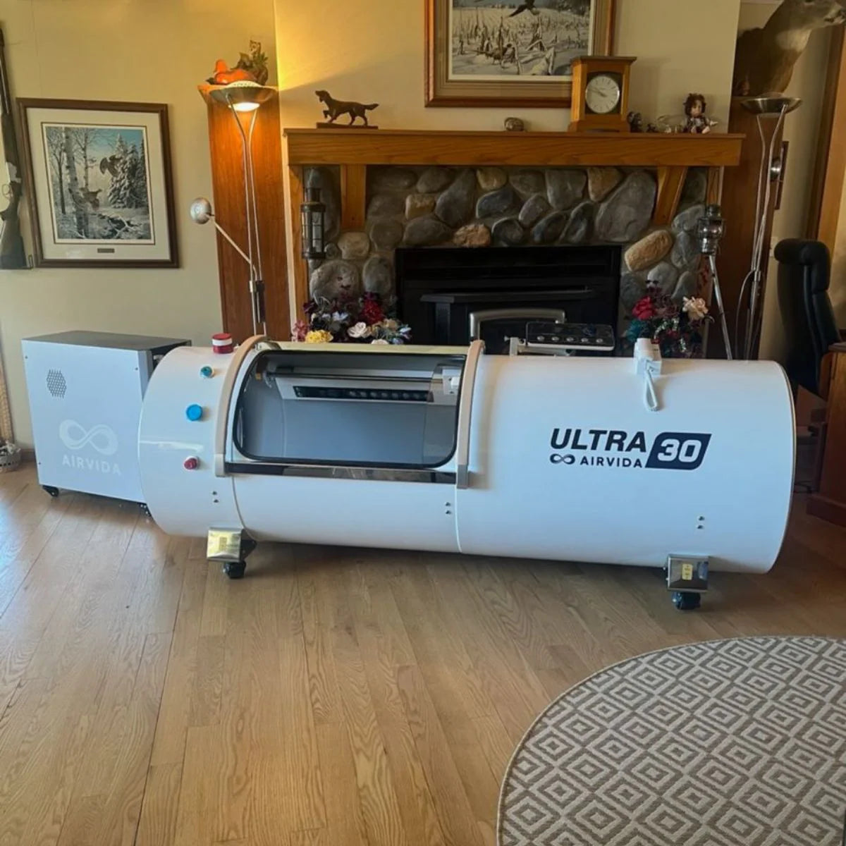 Airvida Ultra 1.3-2.0 ATA Hard Shell Lying Hyperbaric Chamber