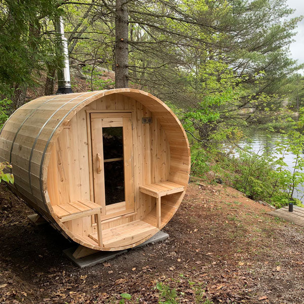 Dundalk CT Serenity 4 Person Barrel Electric Sauna