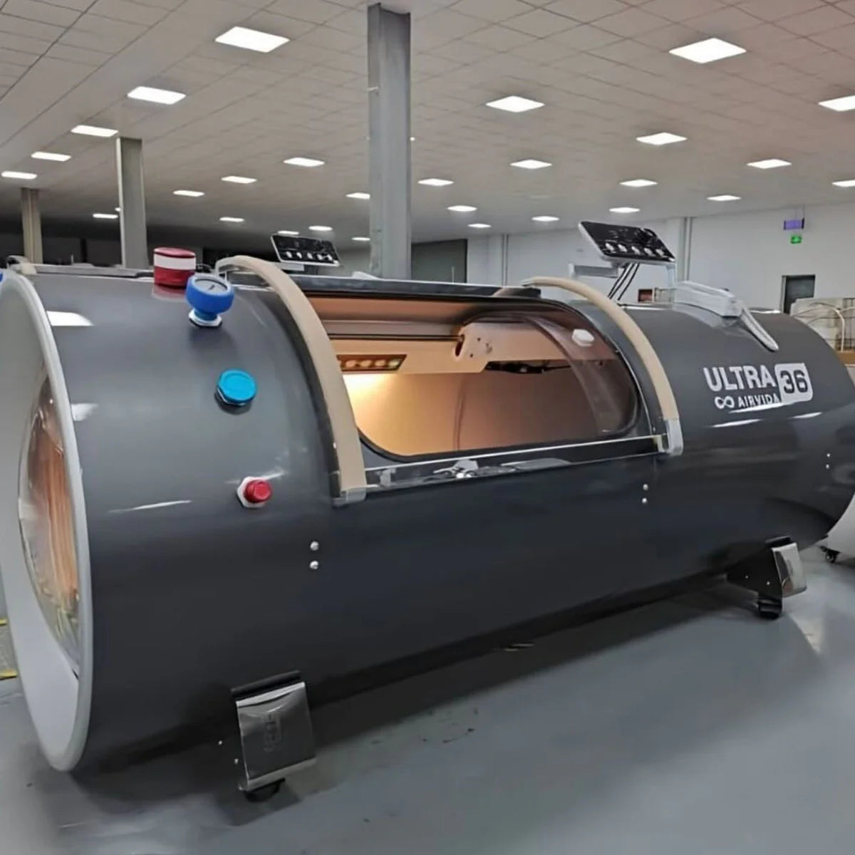 Airvida Ultra 1.3-2.0 ATA Hard Shell Lying Hyperbaric Chambers
