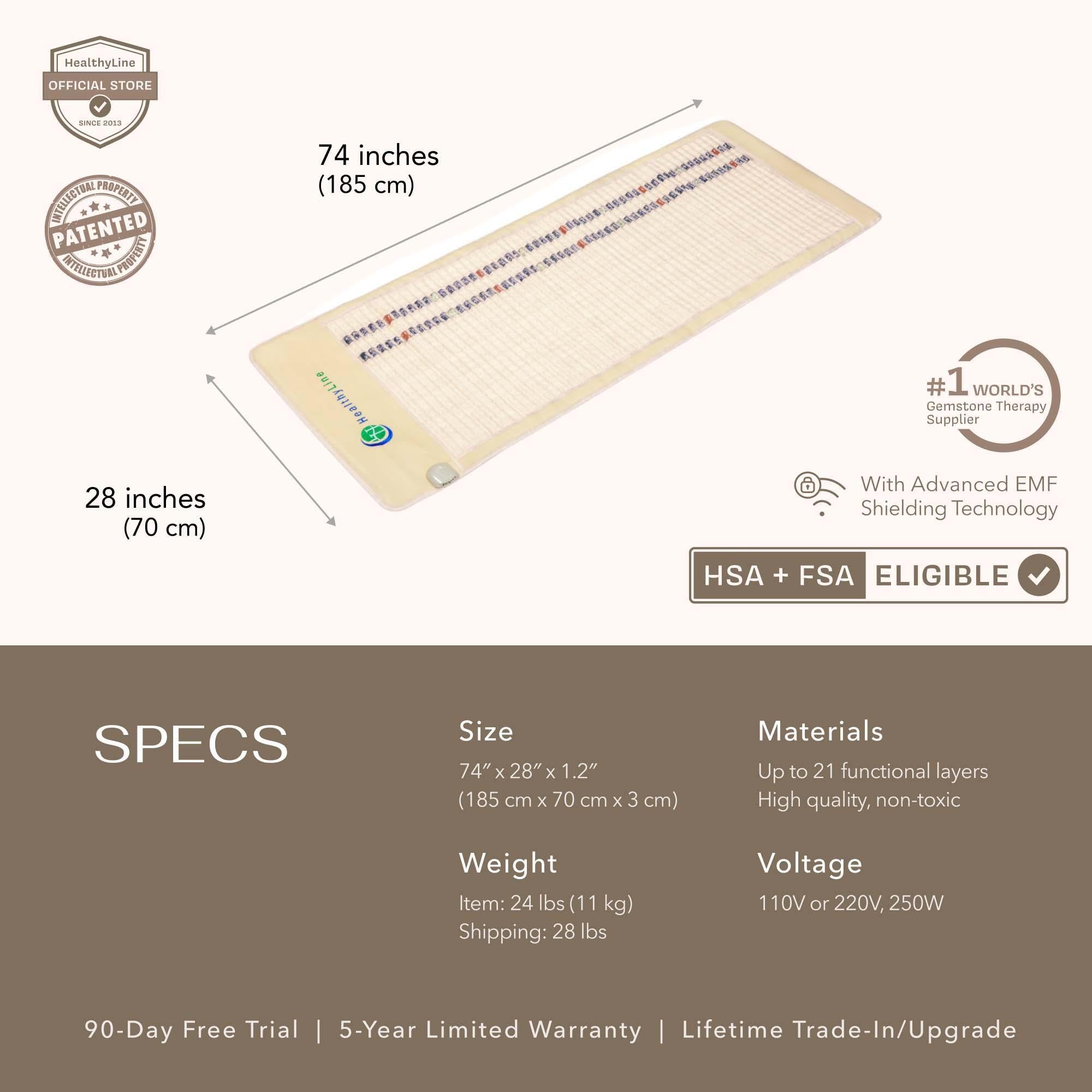 HealthyLine SOFT Series Far Infrared Heating Mat