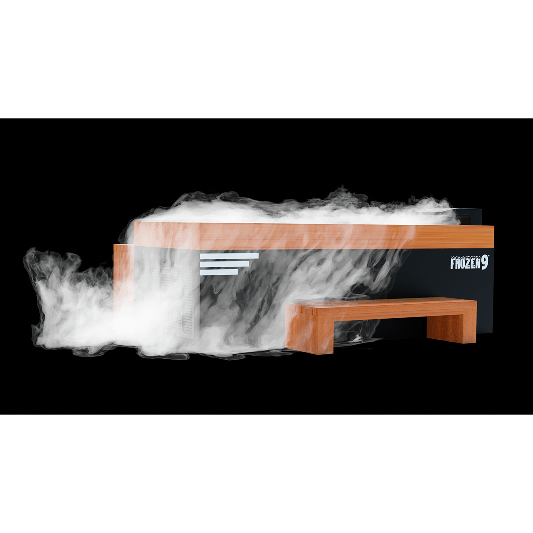 Medical Frozen 9 Cold Plunge with Accessories Kit and Essential Oil Steam Generator